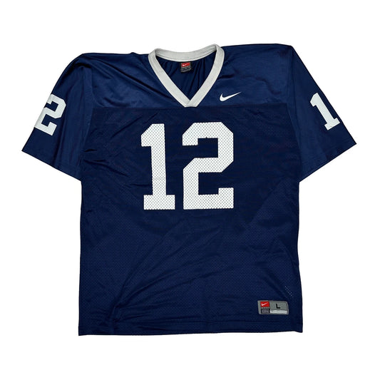 Nike Jersey - Large Blue Polyester