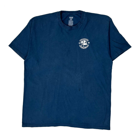 Vintage Vans Graphic T-Shirt - XL Navy Cotton