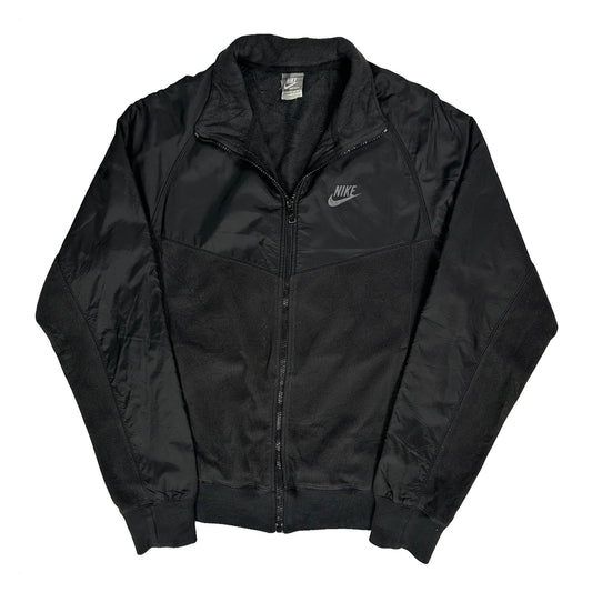 Nike Track Jacket - Medium Black Polyester