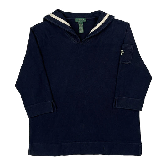 Ralph Lauren Jumper - Large Navy Cotton