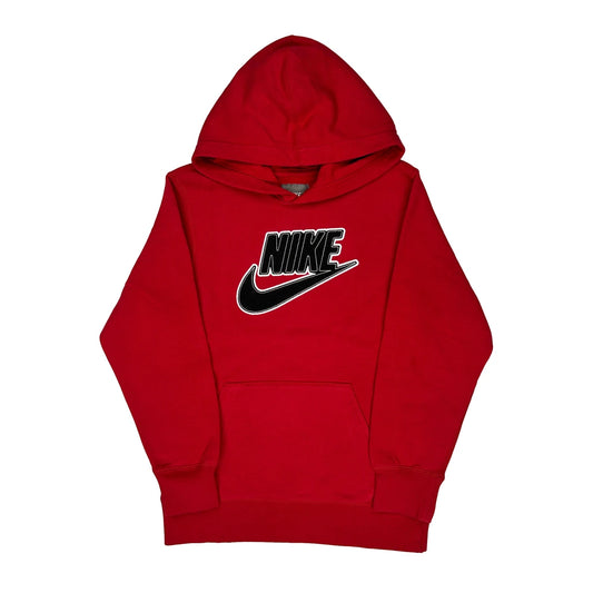 Age 10-12 Nike Hoodie - Medium Red Cotton