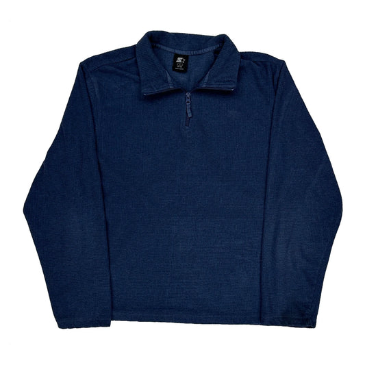 Starter Fleece - Large Blue Cotton