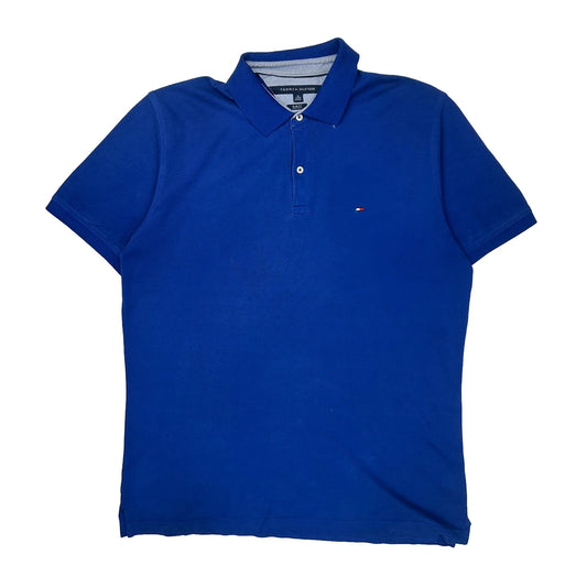 Tommy Hilfiger Slim Fit Polo Shirt - XL Blue Cotton