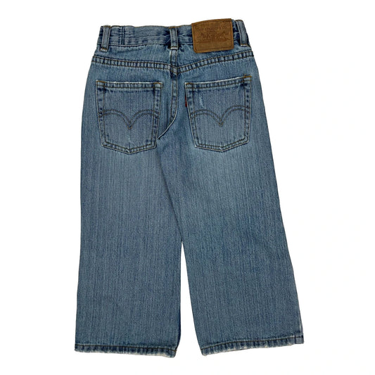 Age 4 Levis Boot Cut Jeans - X-Smallw 16L Blue Cotton