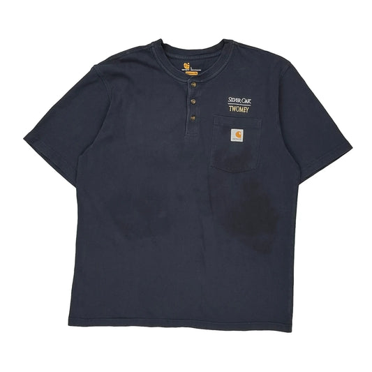 Silver Oak Twomey Carhartt T-Shirt - Large Navy Cotton