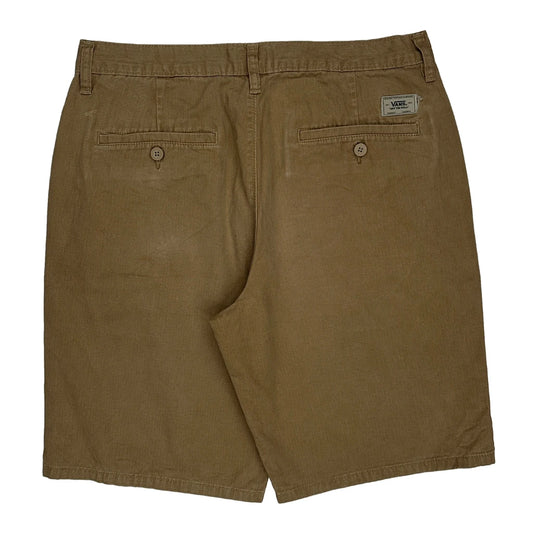 Vans Chino Shorts - 34W 9L Beige Cotton
