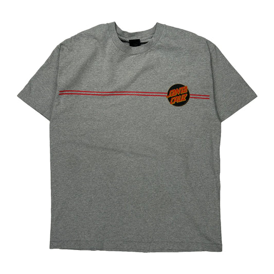 Santa Cruz T-Shirt - Medium Grey Cotton