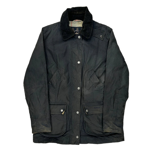 Barbour Jacket - Medium Black Cotton