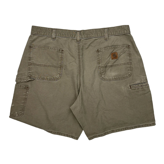 Carhartt Carpenter Shorts - 38W 9L Khaki Cotton
