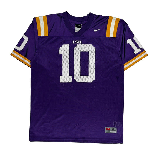 Lsu Nike Football Jersey - XL Purple Polyester