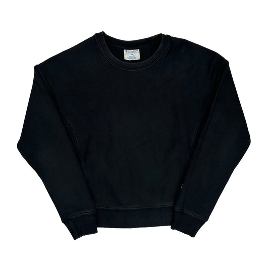 Reverse Weave Champion Sweatshirt - XS Black Cotton