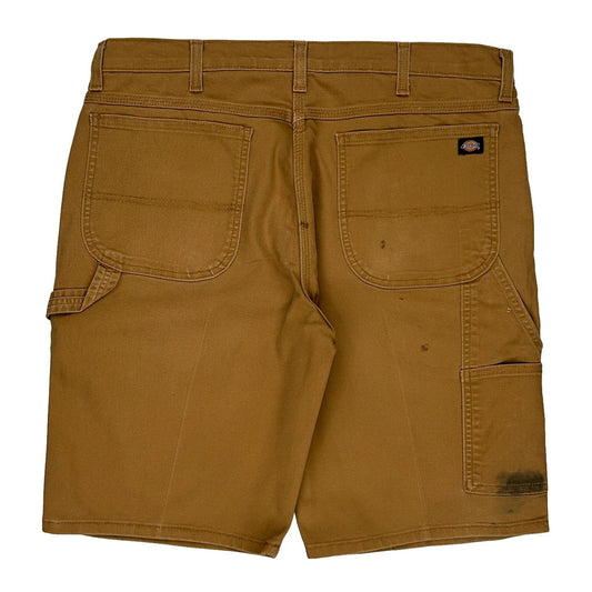Vintage Dickies Carpenter Shorts - 38W 11L Brown Cotton Blend
