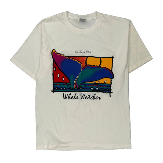 All Sports Single Stitch T-Shirt - Large Multicoloured Cotton