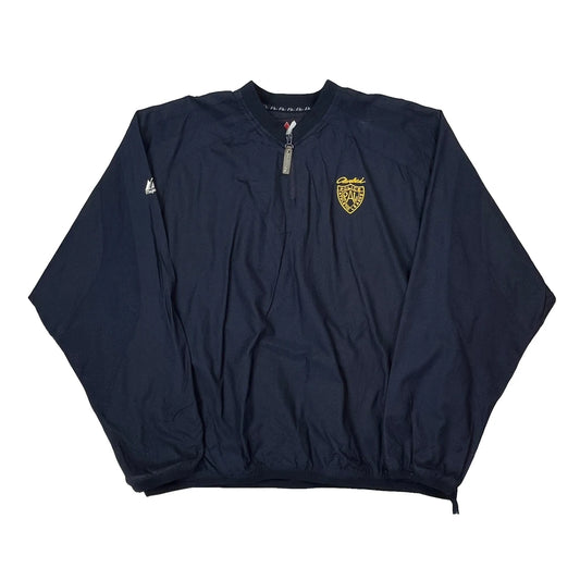 Central Majestic Windbreaker - Large Navy Polyester