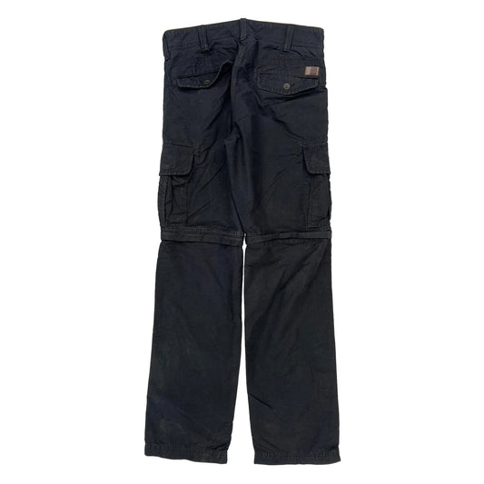 Timberland Cargo Trousers - 31W 31L Black Cotton