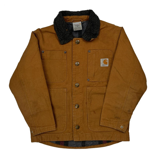 Age 6 Carhartt Jacket - XS Brown Cotton