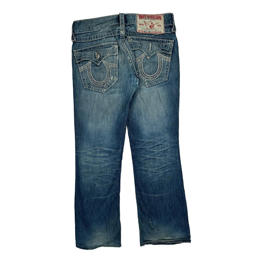 True Religion Boot Cut Jeans - 34W 30L Blue Cotton