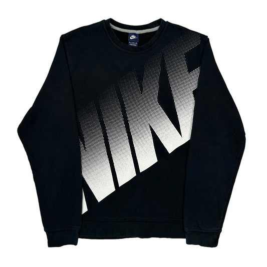 Nike Spellout Sweatshirt - XL Black Cotton