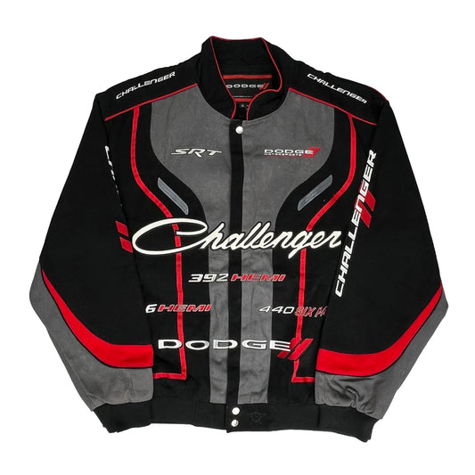 Dodge Challenger Nascar Jacket - XL Black Polyester