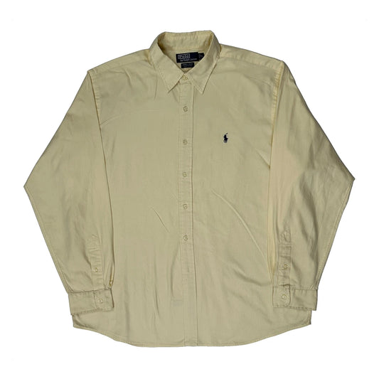 Lowell Sport Polo By Ralph Lauren Shirt - XL Yellow Cotton
