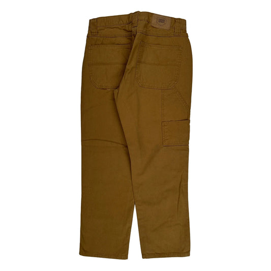 Berkley Jensen Carpenter Trousers - 32W 30L Brown Cotton