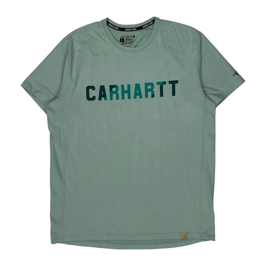 Carhartt Force Carhartt T-Shirt - Medium Green Cotton