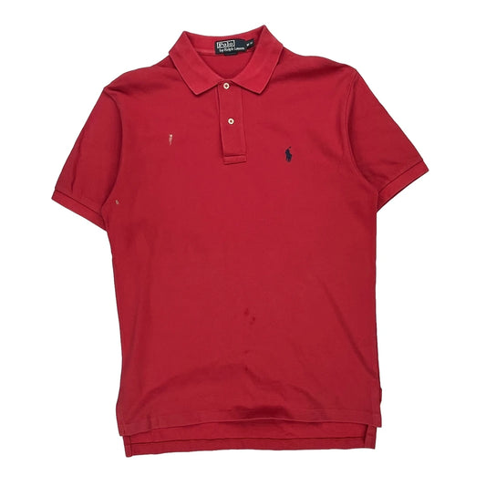 Polo By Ralph Lauren Polo Shirt - Medium Red Cotton
