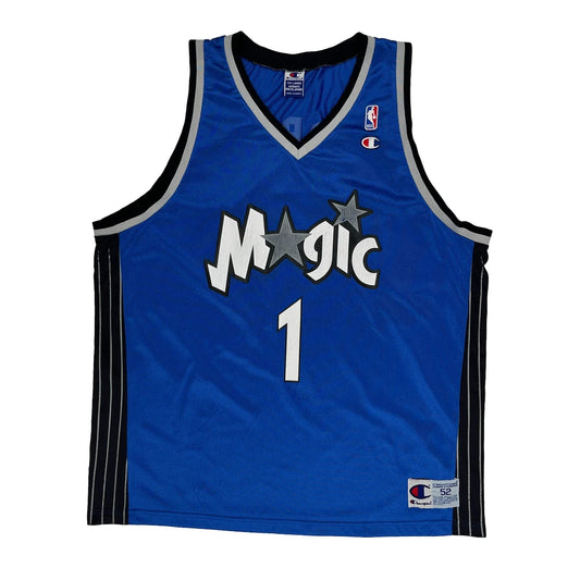 Vintage Orlando Magic Champion Nba Jersey - 2XL Blue Polyester