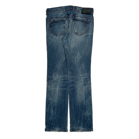 Vintage Diesel Boot Cut Jeans - 30W UK 8 Blue Cotton