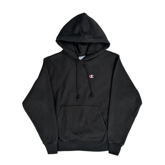 Reverse Weave Champion Hoodie - Medium Black Cotton Blend