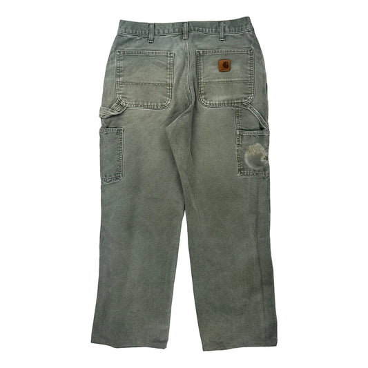 Carhartt Carpenter Trousers - 29W 31L Grey Cotton