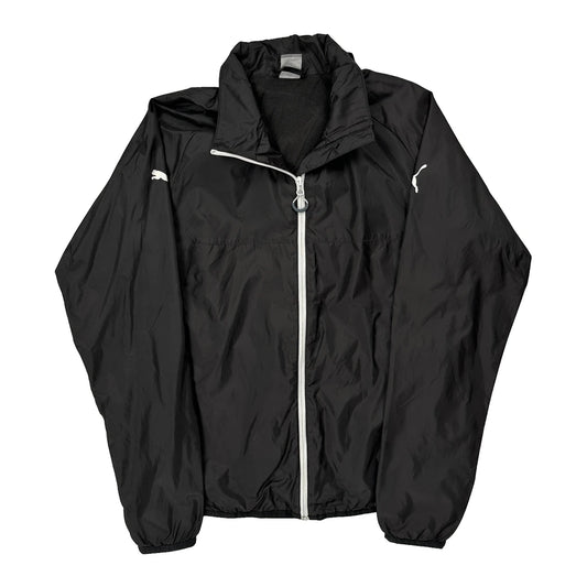 Puma Windbreaker - Large Black Polyester