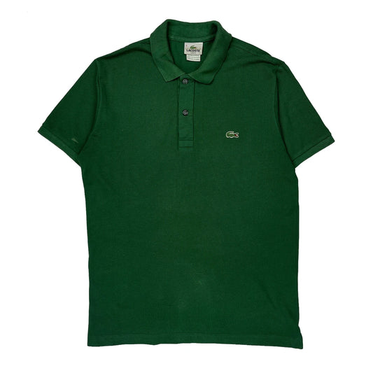 Lacoste Slim Fit Polo Shirt - Medium Green Cotton