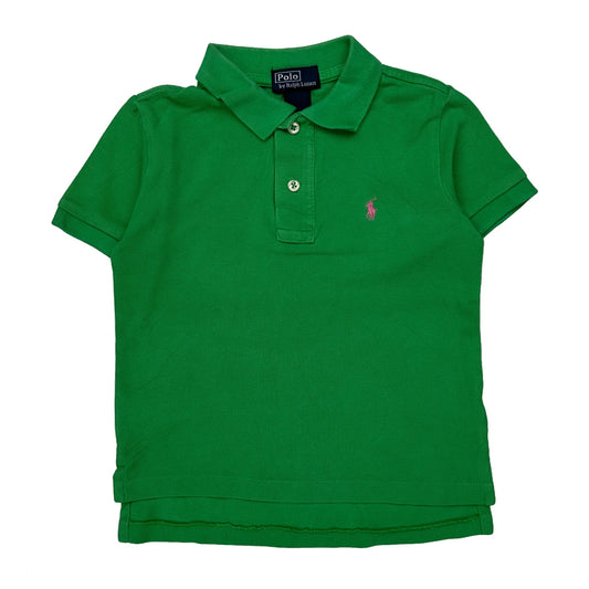 Age 4 Polo By Ralph Lauren Polo Shirt - XS Green Cotton