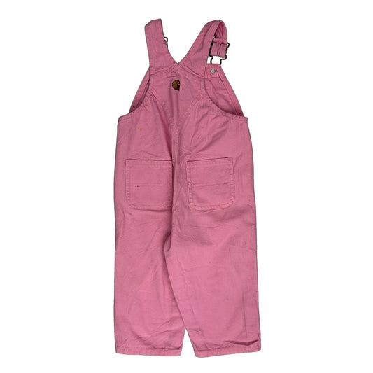Age 18M Carhartt Dungarees - 3XS Pink Cotton
