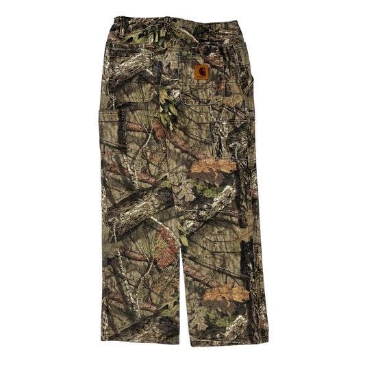 Age 7 Carhartt Camo Carpenter Trousers - Small Camo Cotton