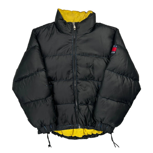 90S Tommy Hilfiger Puffer - Medium Black Polyester