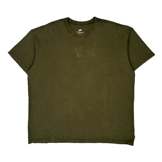 Nike T-Shirt - XL Green Cotton