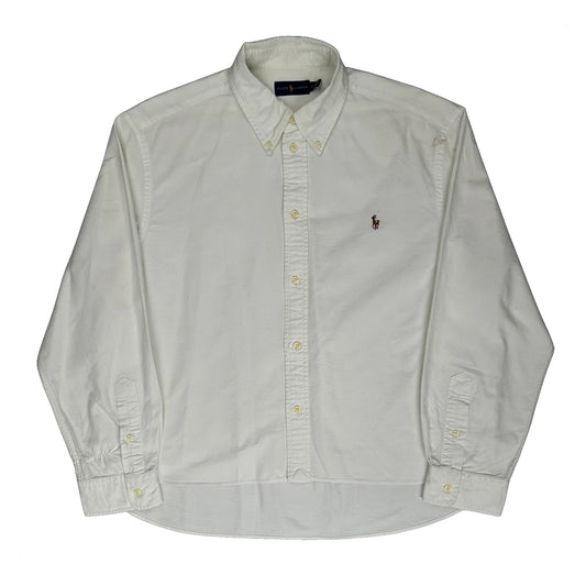 Ralph Lauren Shirt - Medium Cream Cotton