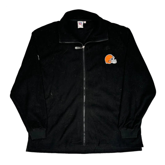Cleveland Browns N.F.L. Fleece Jacket - XL Black Polyester