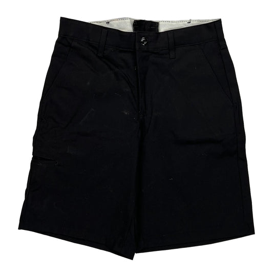 Red Kap Shorts - 32W 11L Black Polyester Blend