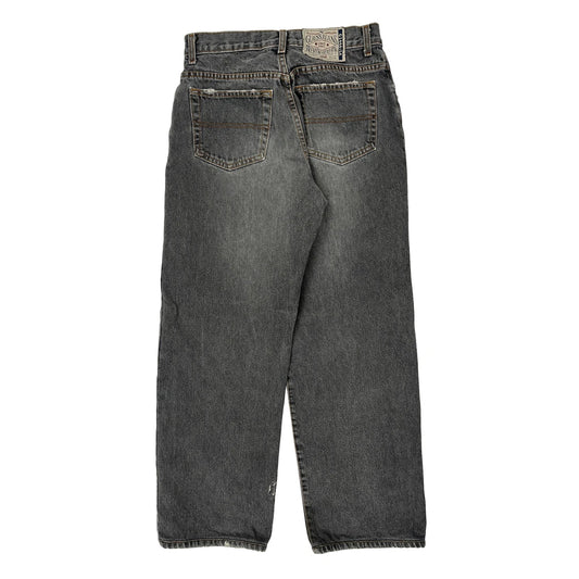 Vintage Guess Wide Leg Jeans - 28W 29L Grey Denim