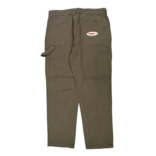 Lost Carpenter Trousers - 33W 30L Brown Cotton