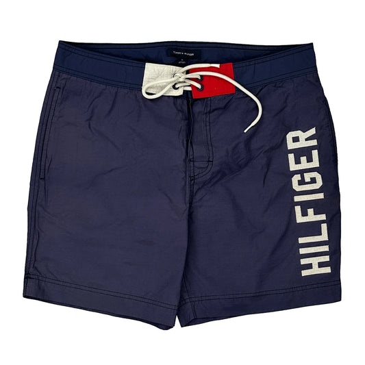 Tommy Hilfiger Spellout Sport Shorts - Medium Navy Polyester