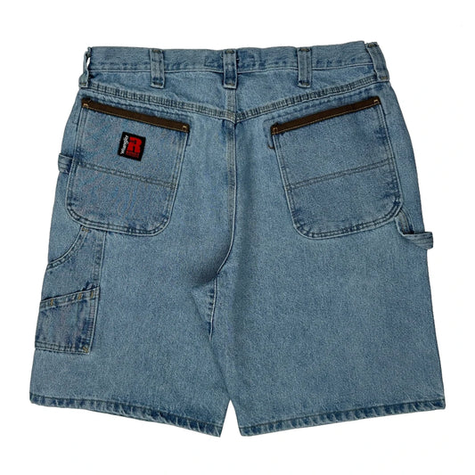 Wrangler Carpenter Shorts - 35W 10L Blue Denim