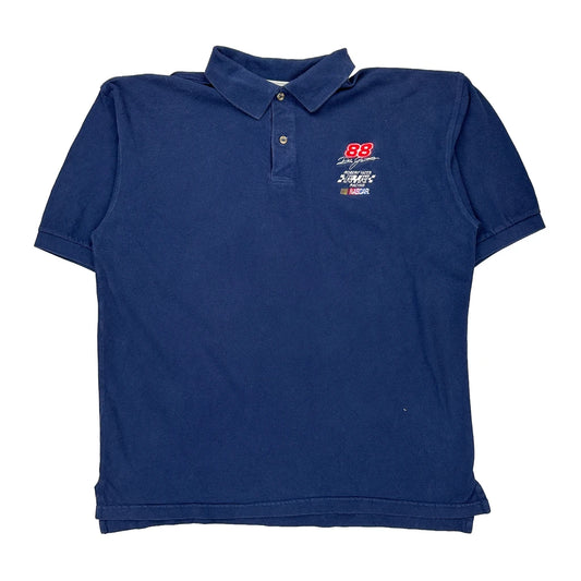 Nascar Competitors View Nascar Polo Shirt - XL Blue Cotton