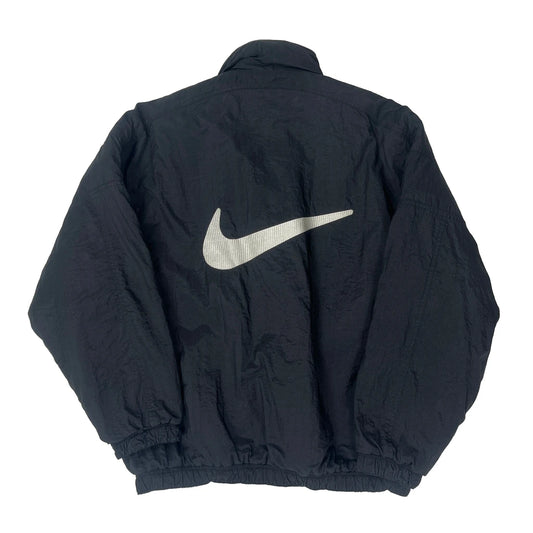 Nike Reversible Windbreaker - Large Black Nylon