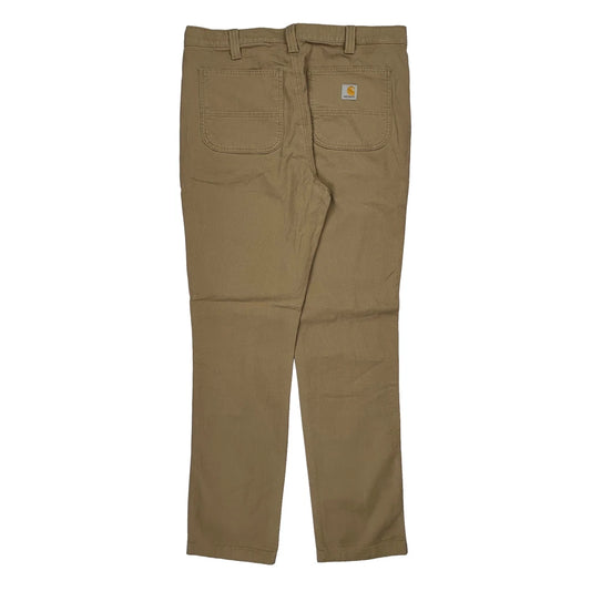 Carhartt Carpenter Trousers - 35W 33L Beige Cotton
