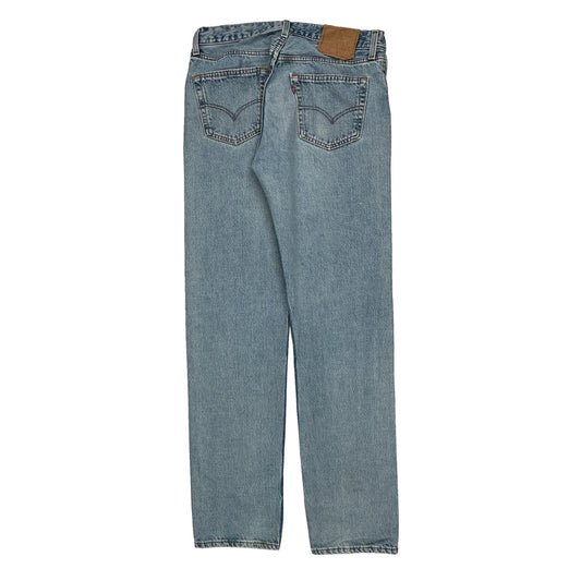 501 Levis Jeans - 32W 30L Light Wash Cotton