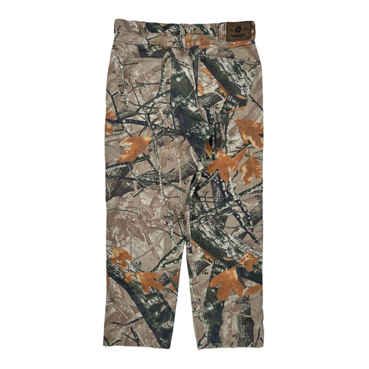 Wrangler Camo Cargo Trousers - 32W 31L Camo Cotton